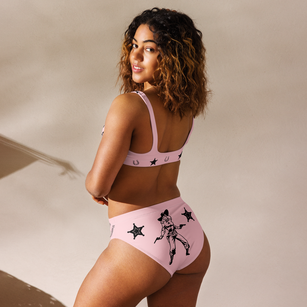 Baha Ranch Yeehaw Pink Cowboy Killer Bikini