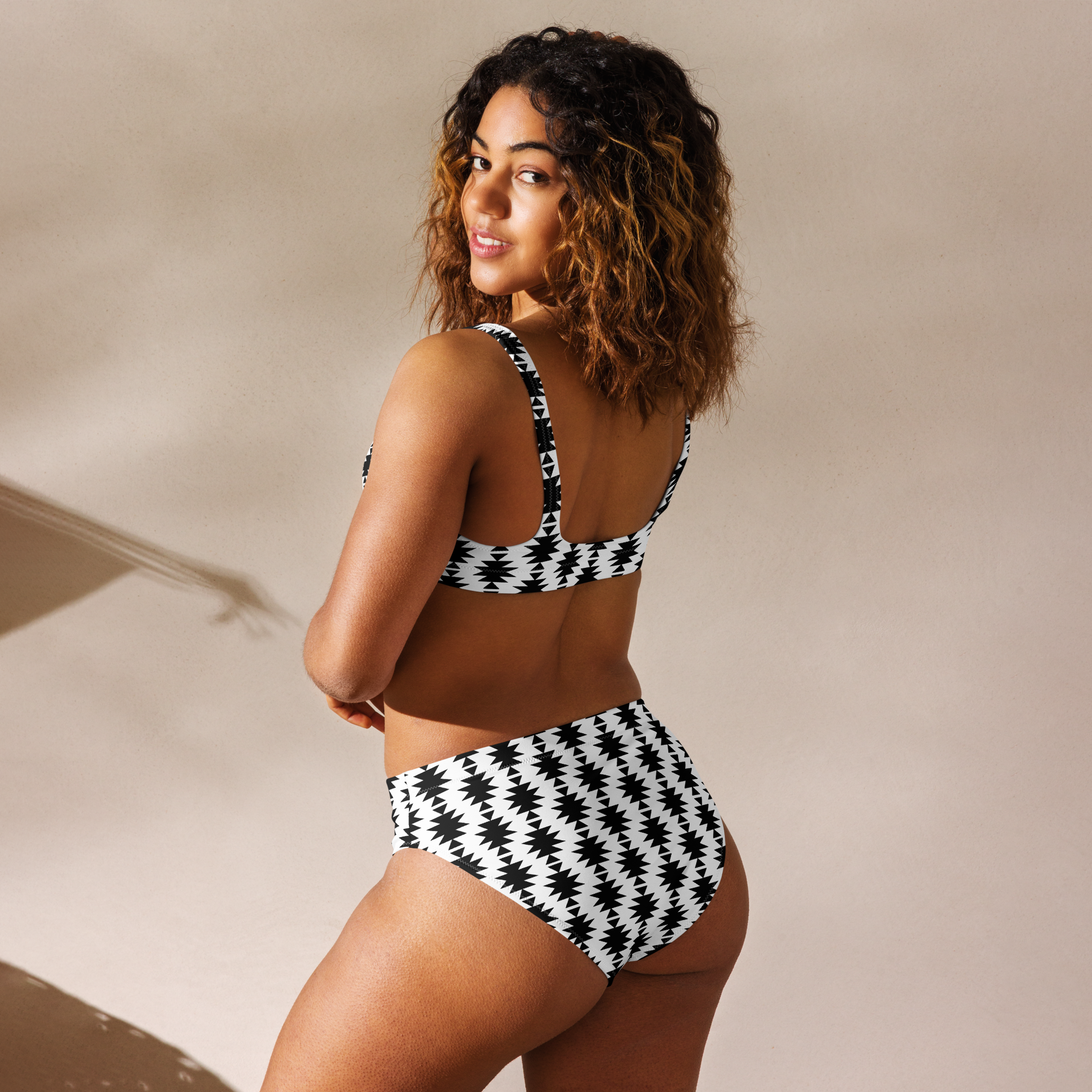 Baha Ranch Yeehaw White Aztec Bikini
