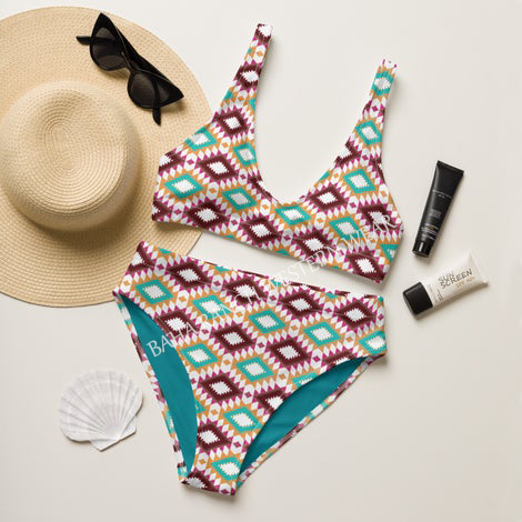Baha Ranch Yeehaw Aztec Print Bikini