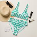 Baha Ranch Yeehaw Turquoise Aztec Bikini