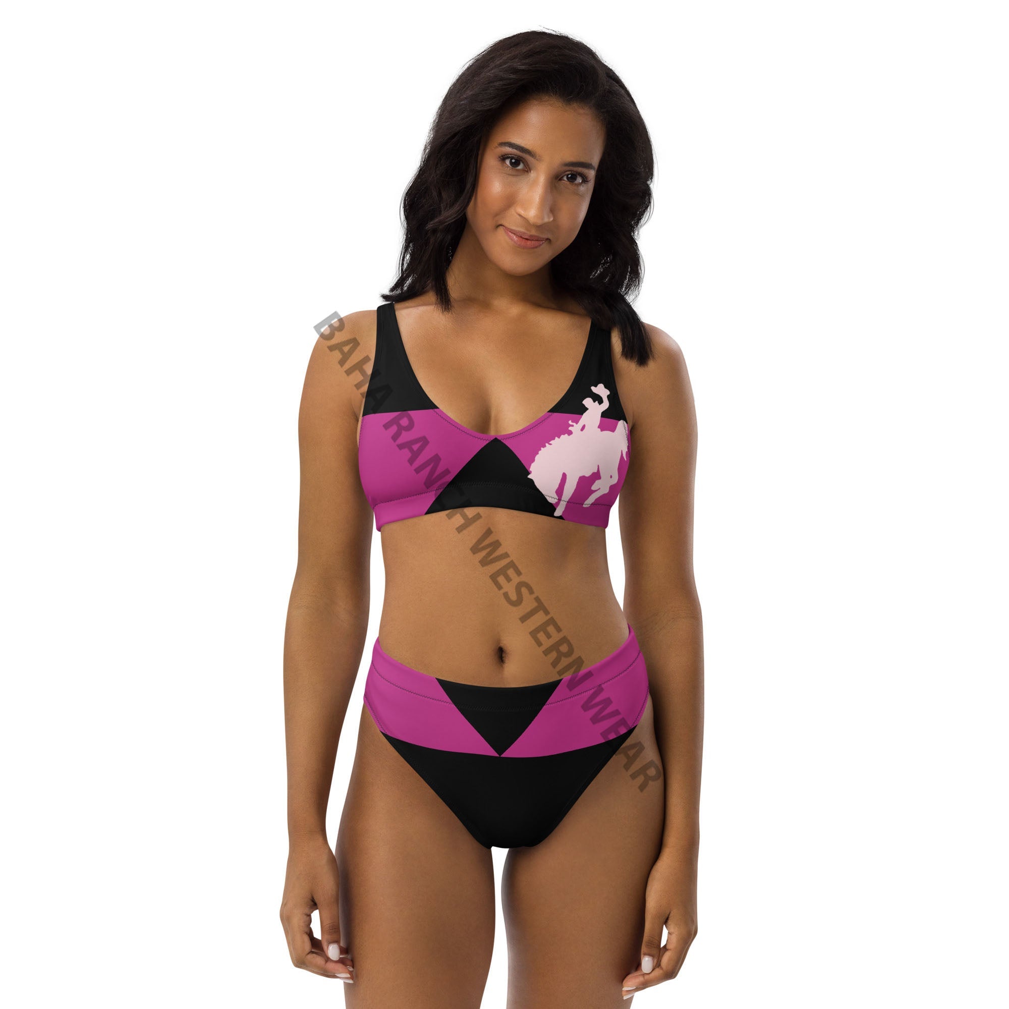 Baha Ranch Yeehaw Pink Bronc Bikini