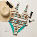 Baha Ranch Yeehaw Turquoise Teepee Bikini