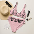 Baha Ranch Yeehaw Pink Cowboy Killer Bikini