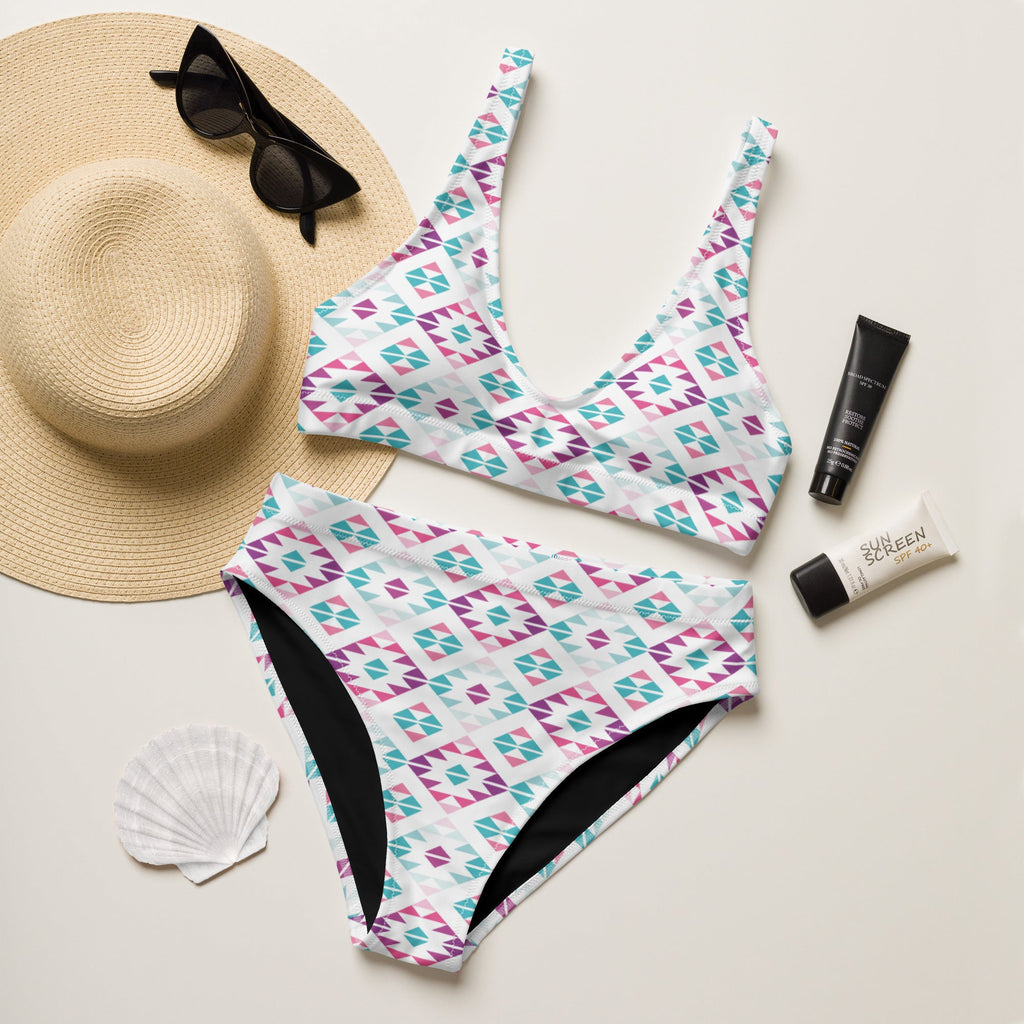 Baha Ranch Yeehaw Pink Turquoise Bikini