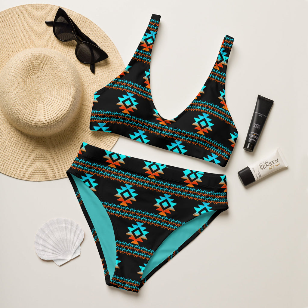 Baha Ranch Yeehaw Black Aztec Bikini
