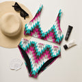 Baha Ranch Yeehaw Turquoise Pink Aztec Bikini