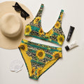 Baha Ranch Yeehaw Leopard & Sunflower Bikini