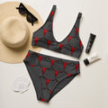 Baha Ranch Yeehaw Red Bull Skull Bikini