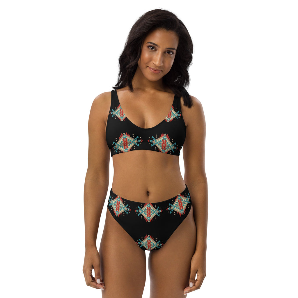 Baha Ranch Yeehaw Black Aztec Bikini