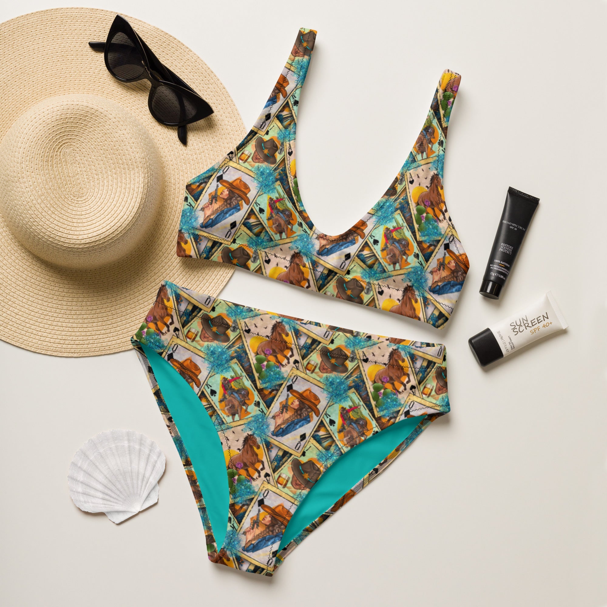 Baha Ranch Yeehaw Feelin' Lucky Bikini