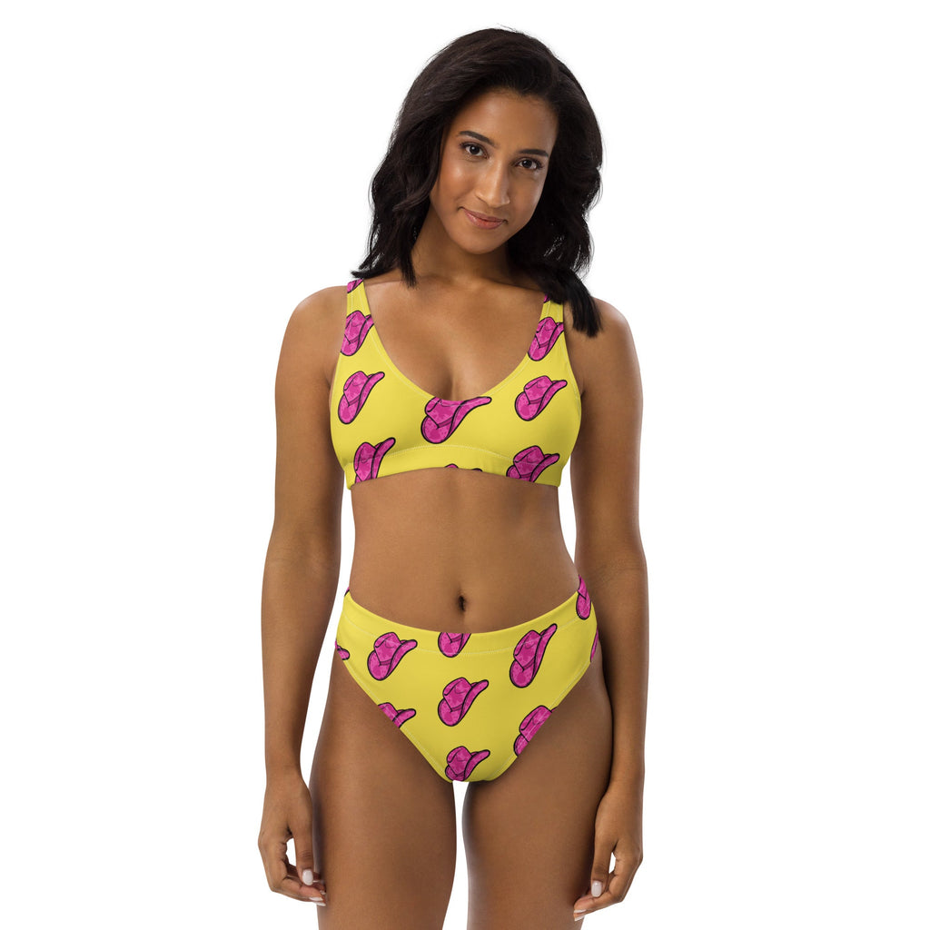 Baha Ranch Yeehaw Pink Hat Bikini