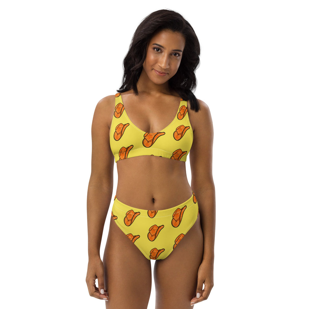 Baha Ranch Yeehaw Orange Hat Bikini