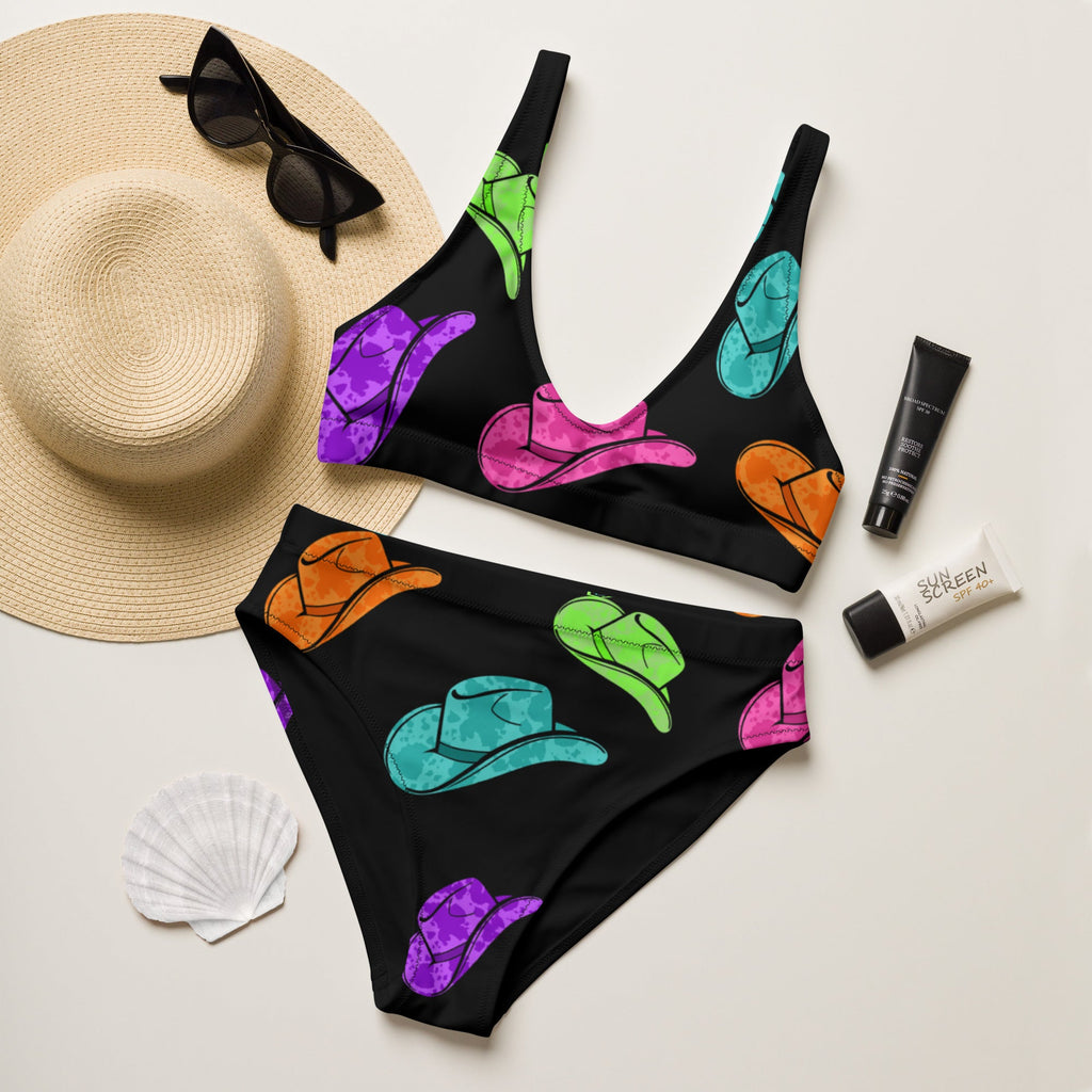 Baha Ranch Yeehaw All Neon Hat Bikini