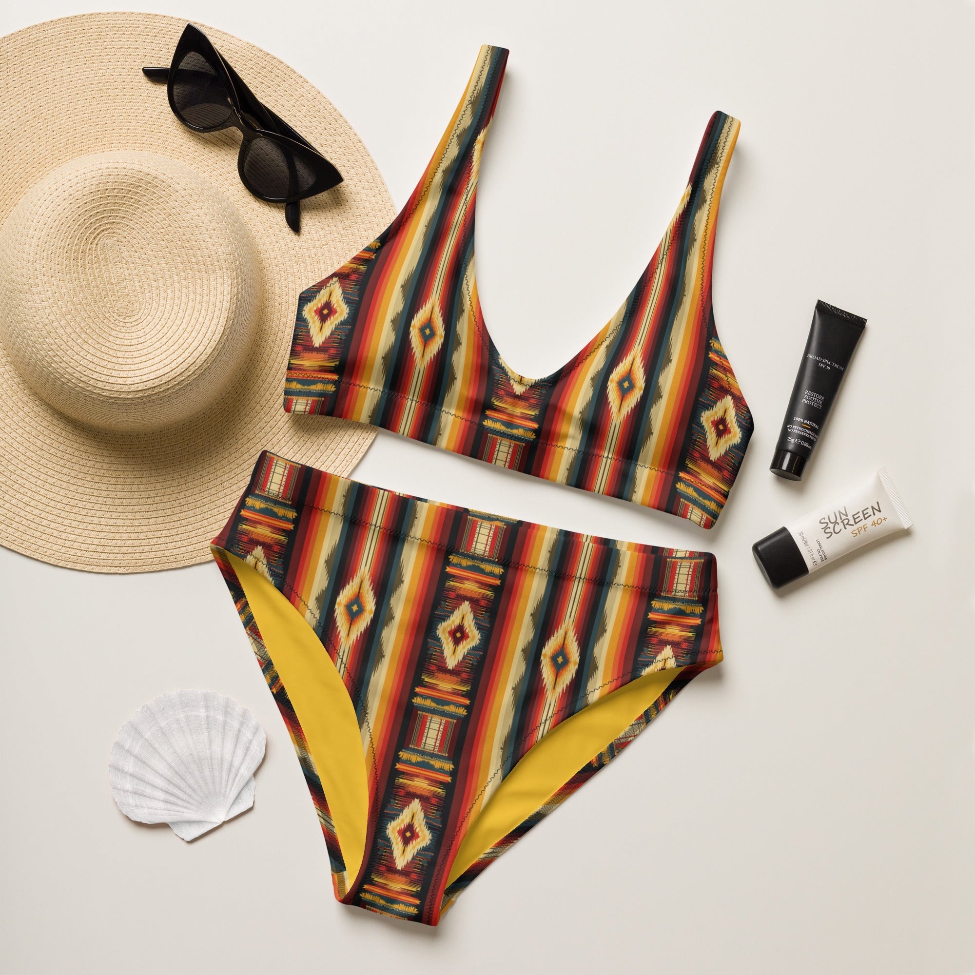 Baha Ranch Yeehaw Santa Fe Serape Bikini