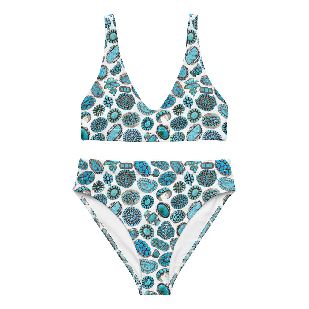 Baha Ranch Yeehaw Turquoise Crazy Bikini