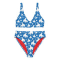 Baha Ranch Yeehaw Blue Rodeo Cowboy Bikini