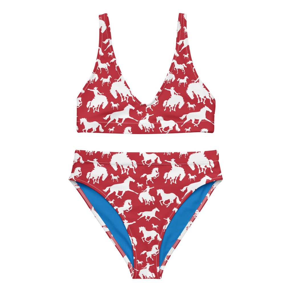 Baha Ranch Yeehaw Red Rodeo Cowboy Bikini