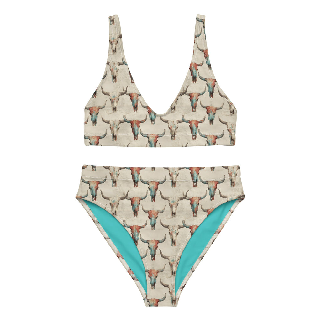 Baha Ranch Yeehaw Bullhead Skulls Bikini