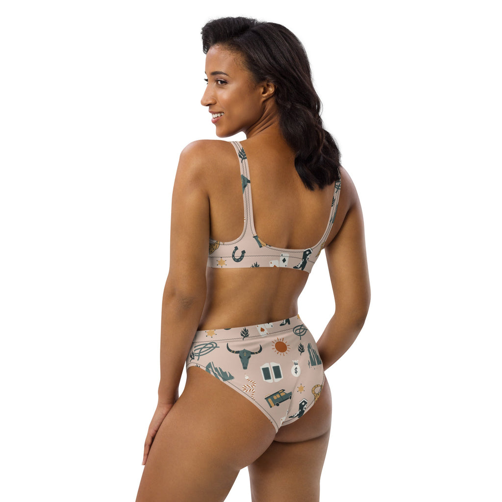 Baha Ranch Yeehaw Western Symbols Bikini