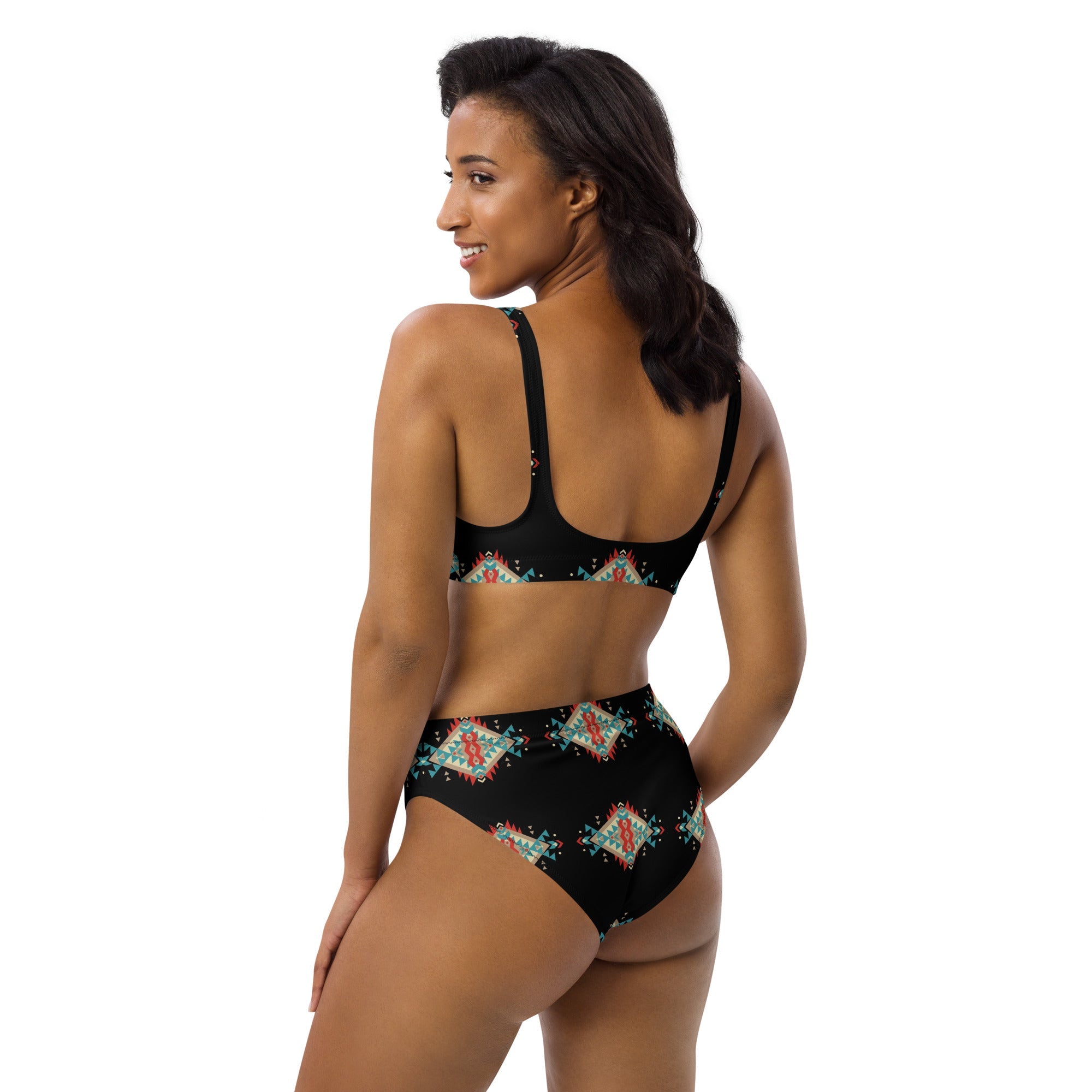 Baha Ranch Yeehaw Black Aztec Bikini
