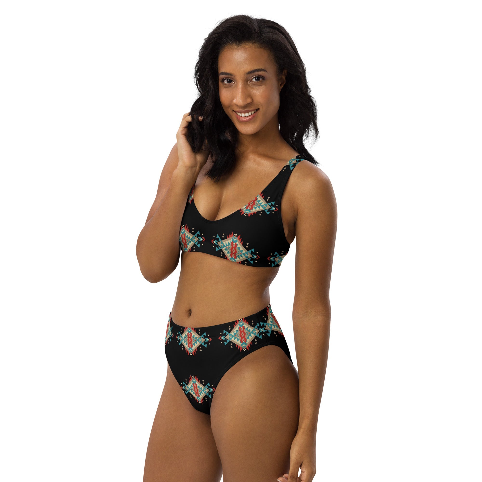 Baha Ranch Yeehaw Black Aztec Bikini