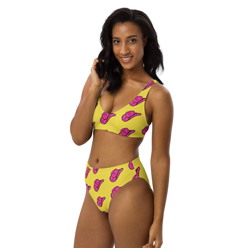 Baha Ranch Yeehaw Pink Hat Bikini