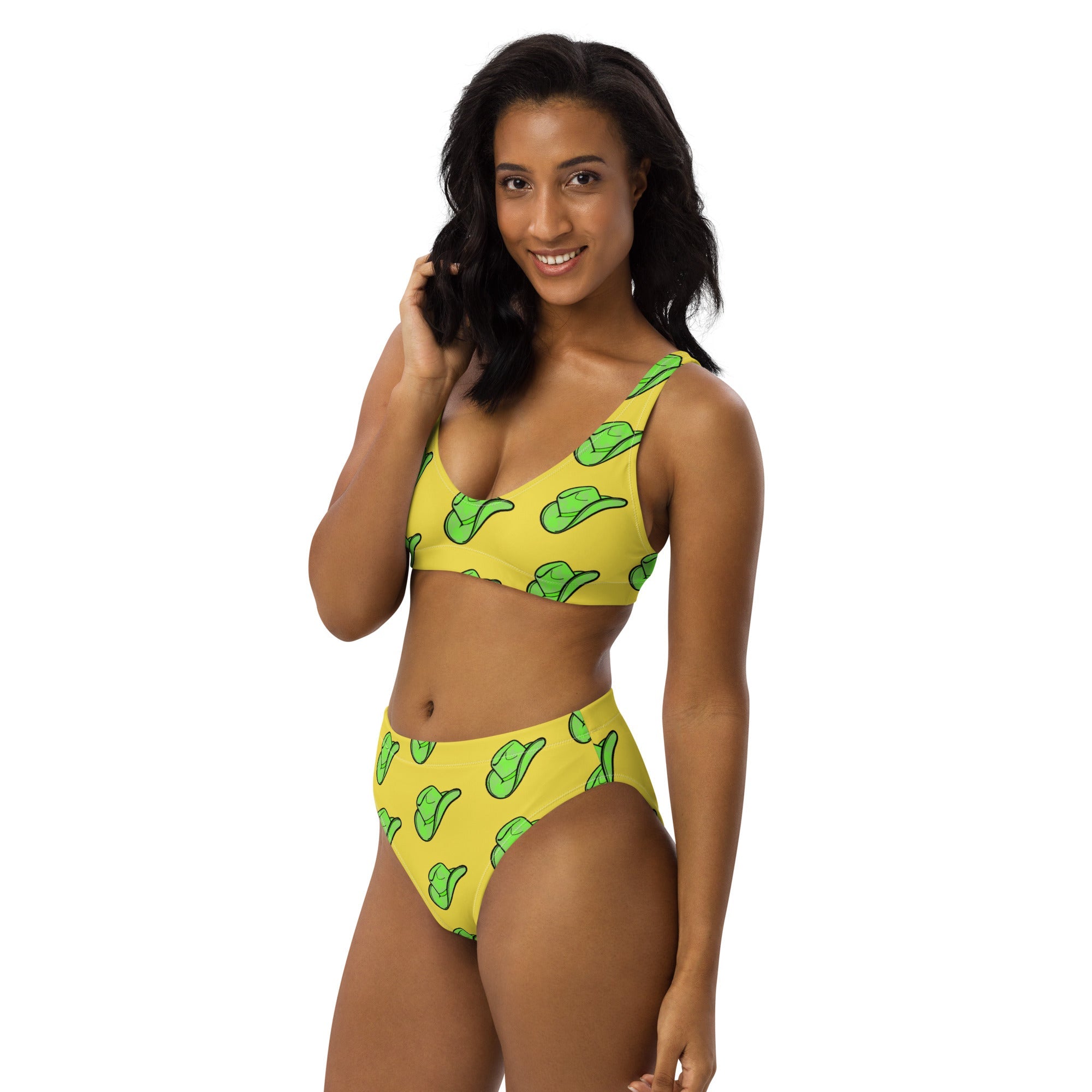 Baha Ranch Yeehaw Green Hat Bikini
