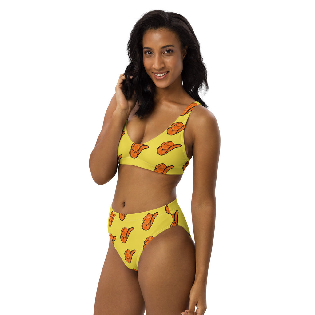 Baha Ranch Yeehaw Orange Hat Bikini