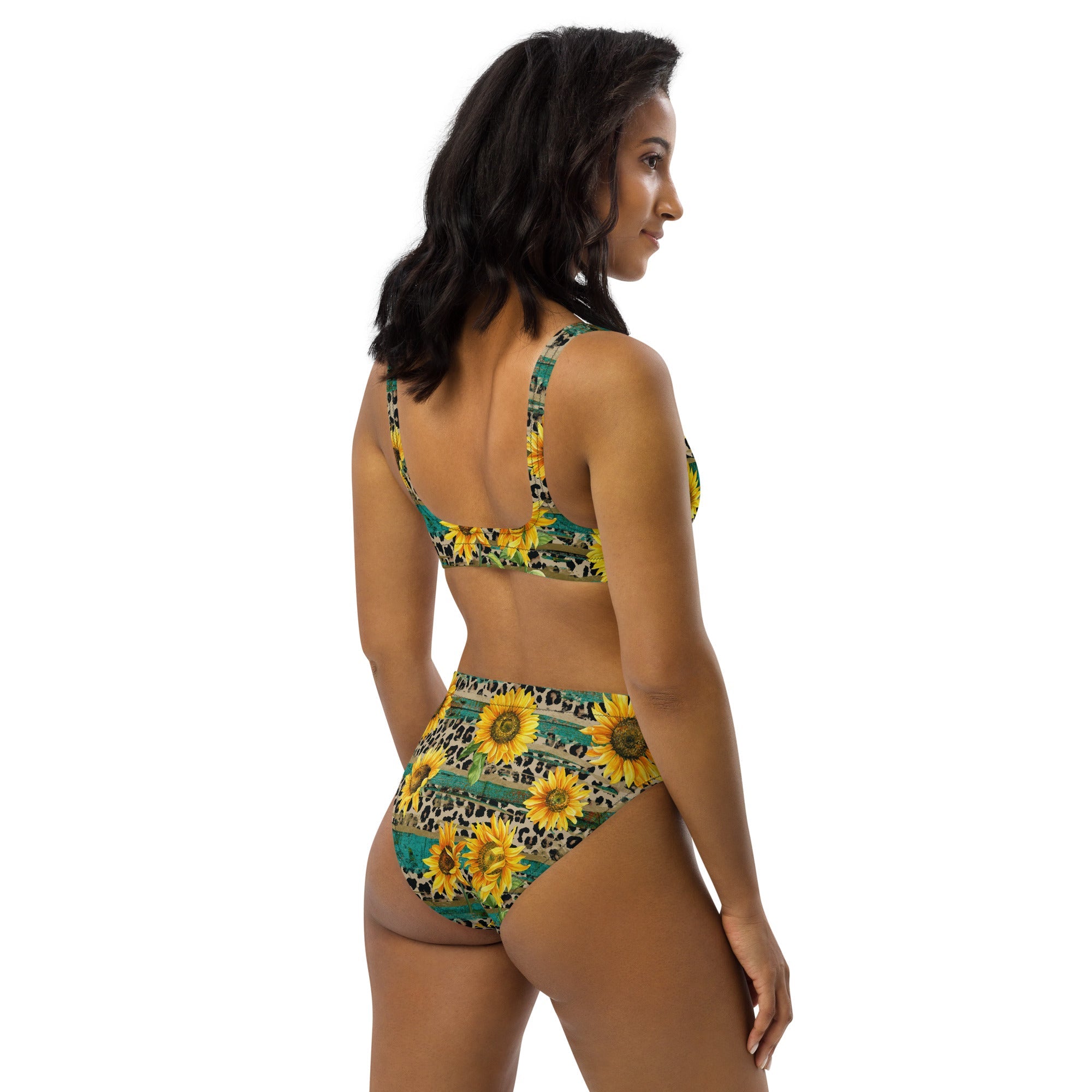 Baha Ranch Yeehaw Leopard & Sunflower Bikini
