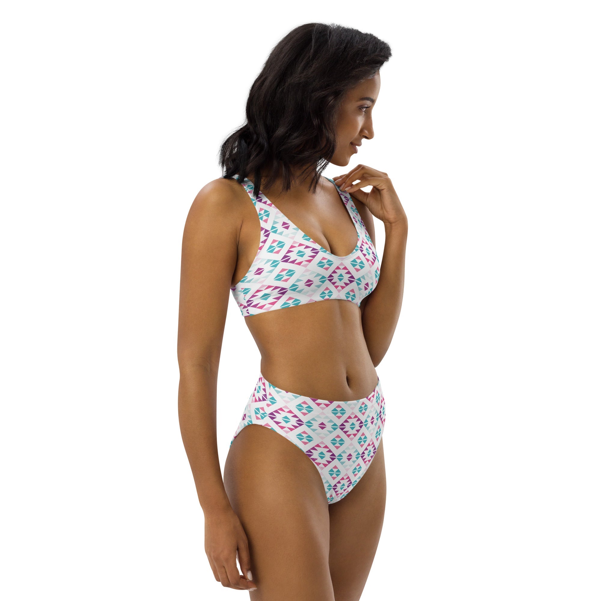Baha Ranch Yeehaw Pink Turquoise Bikini