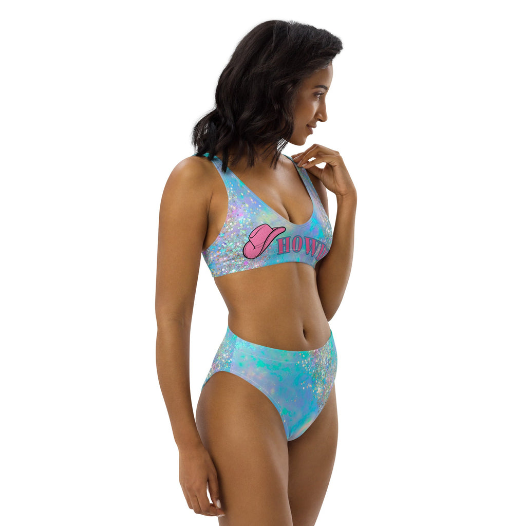 Baha Ranch Yeehaw Howdy Opal Glitter Bikini