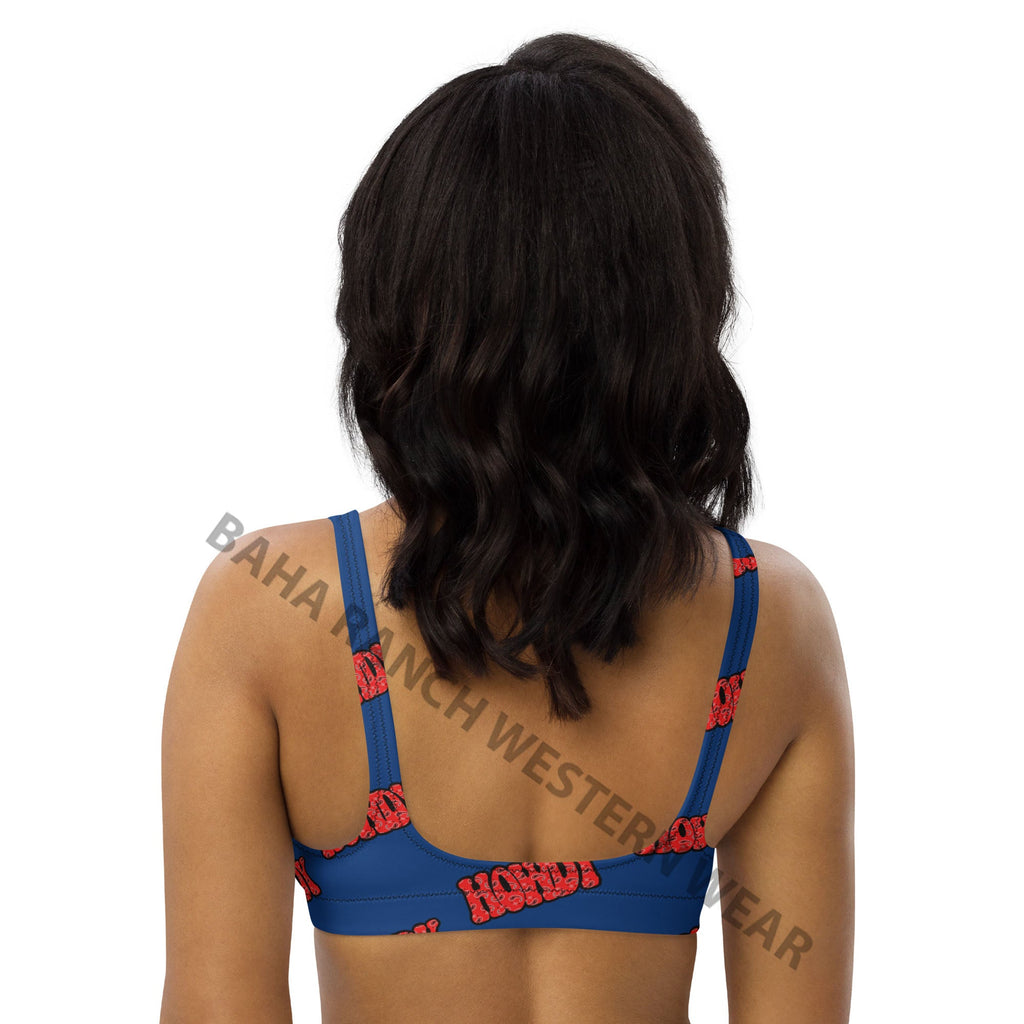 Baha Ranch Yeehaw Howdy Bikini Top