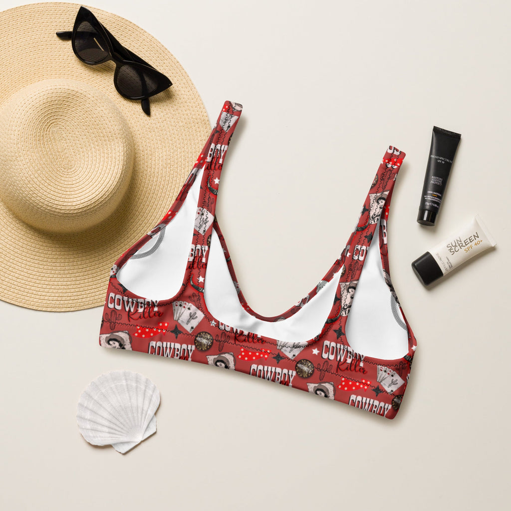 Baha Ranch Yeehaw Cowboy Killer Bikini Top