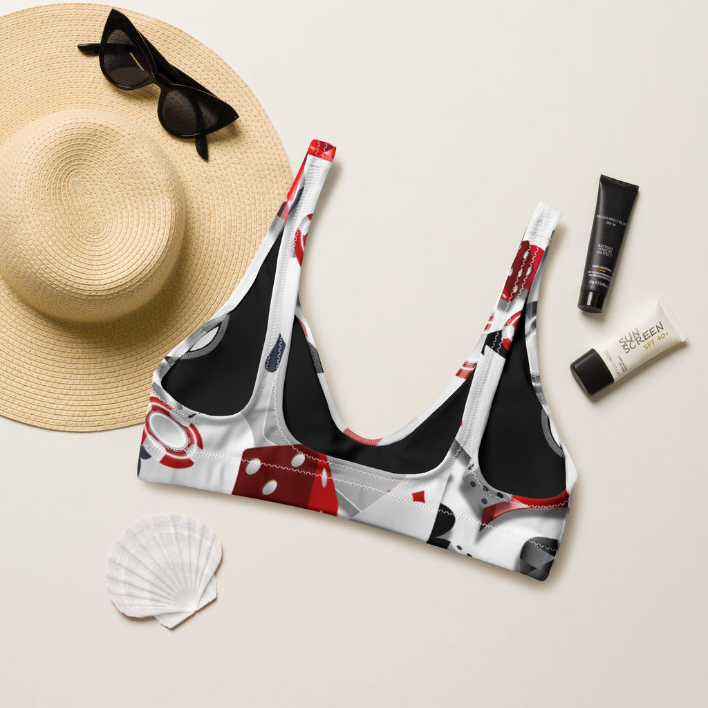 Baha Ranch Yeehaw Lucky In Vegas Bikini Top