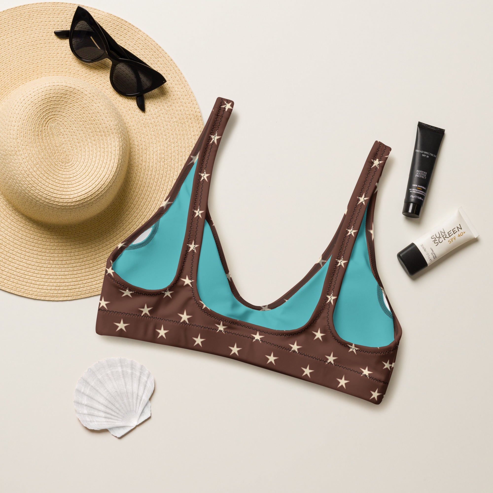 Baha Ranch Yeehaw Little Stars Bikini Top