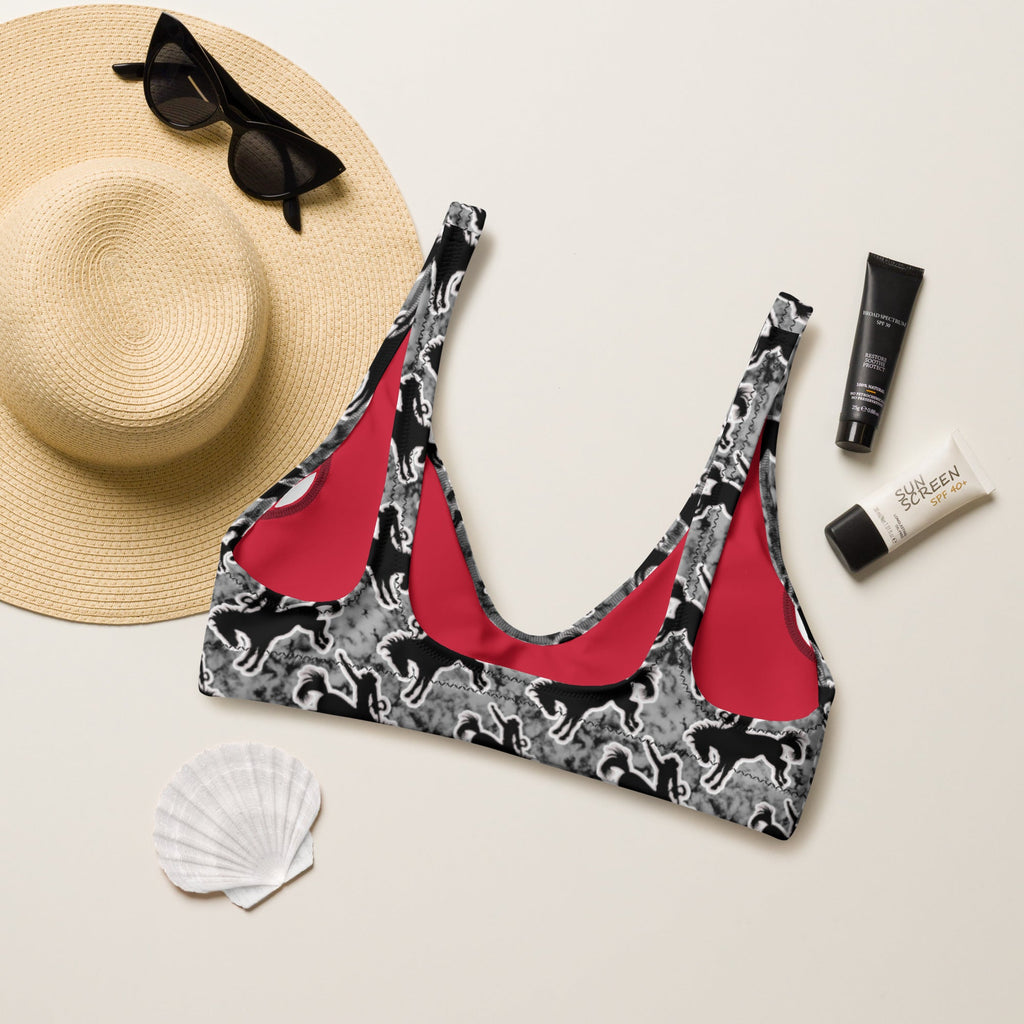 Baha Ranch Yeehaw Rodeo Bronc Bikini Top