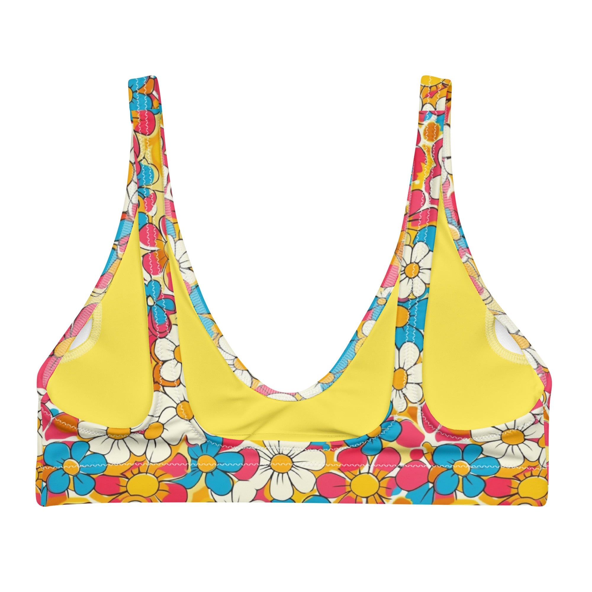 Baha Ranch Yeehaw Flower Child Retro Bikini Top