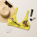 Baha Ranch Yeehaw Mustard Bronc Buster Bikini Top