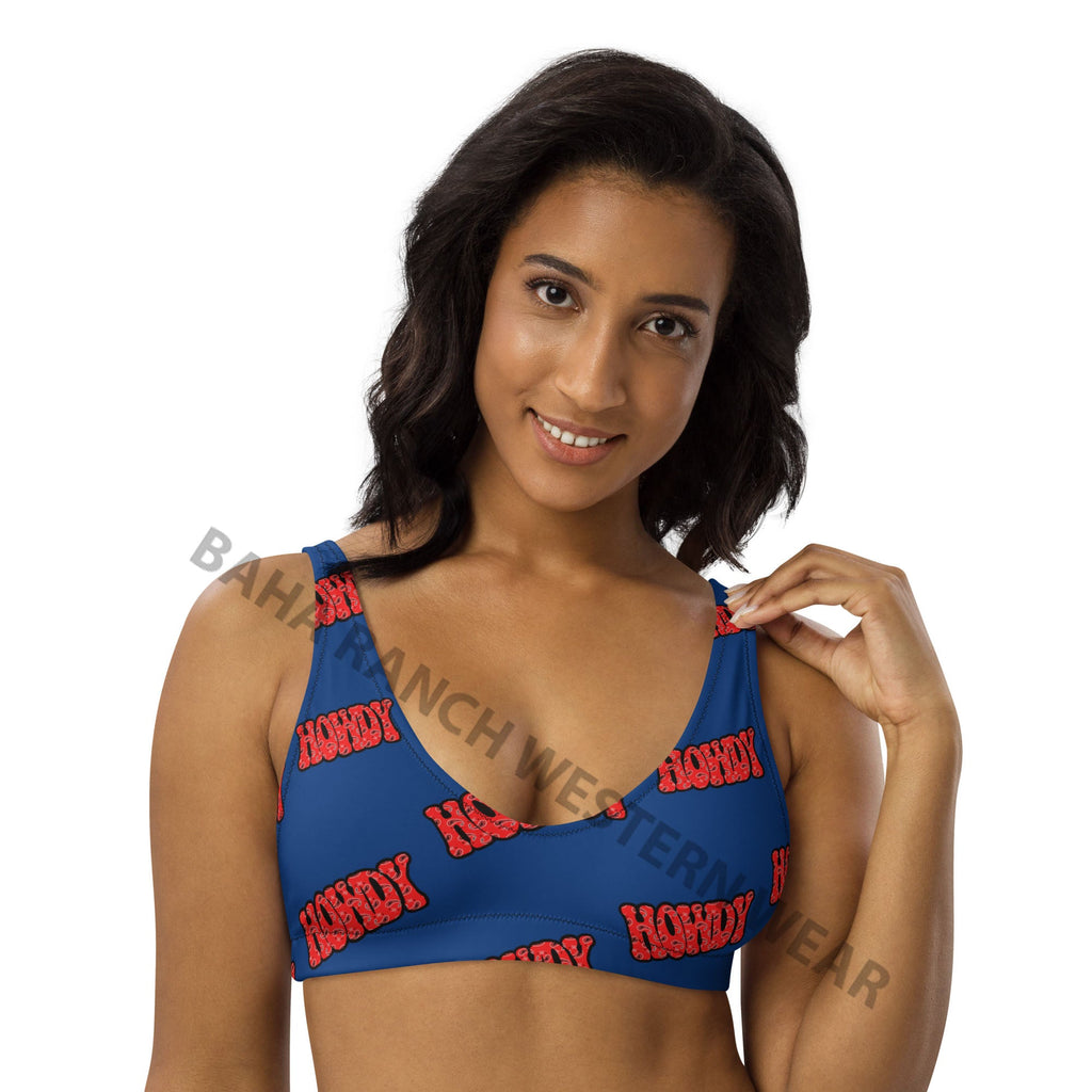 Baha Ranch Yeehaw Howdy Bikini Top