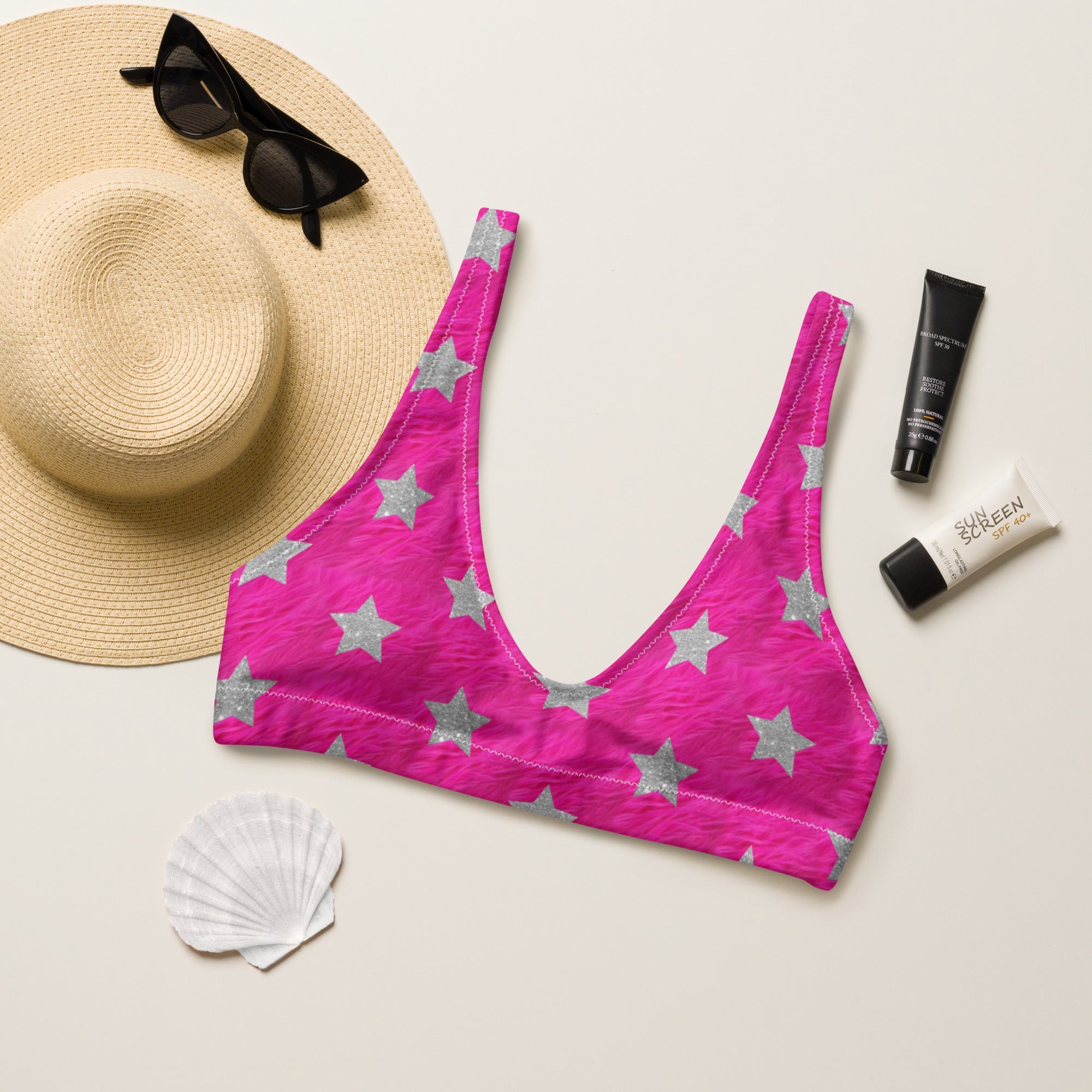 Baha Ranch Yeehaw Super Star Bikini Top