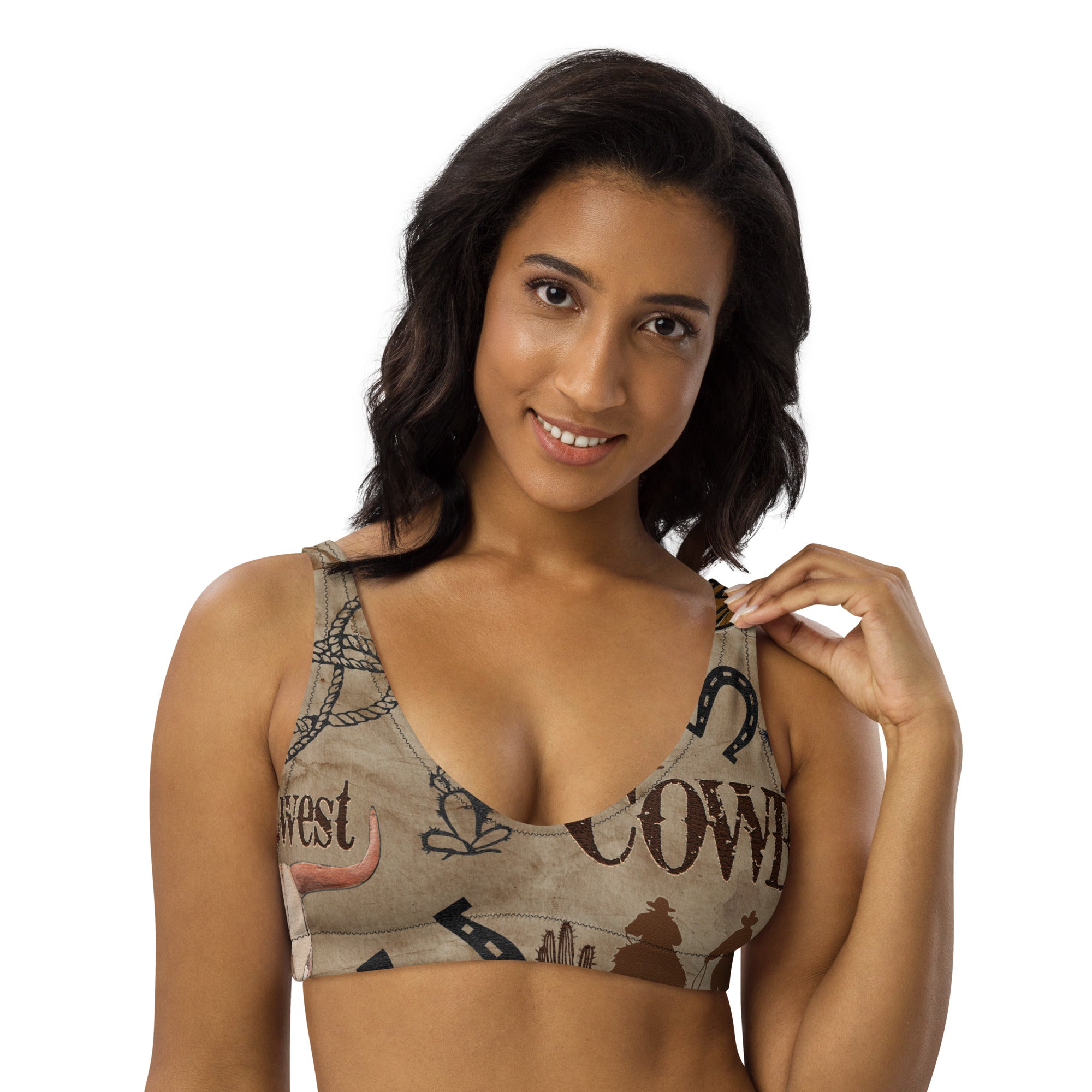Baha Ranch Yeehaw Ol Cowboy Bikini Top