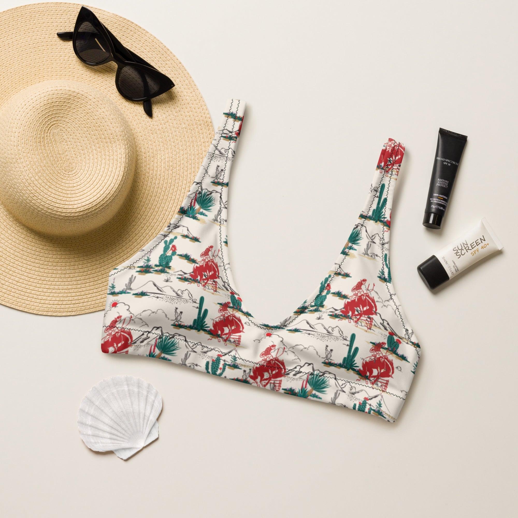 Baha Ranch Yeehaw Desert Rodeo Bikini Top