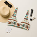 Baha Ranch Yeehaw Turquoise Teepee Bikini Top