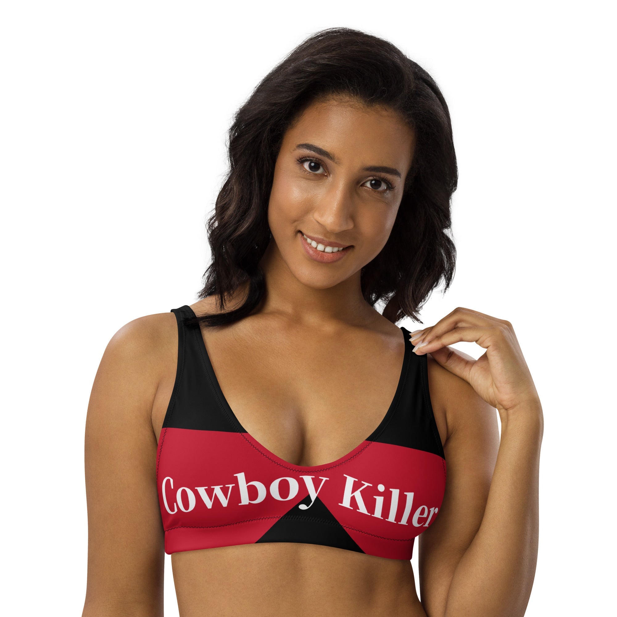 Baha Ranch Yeehaw Cowboy Killer Bikini Top