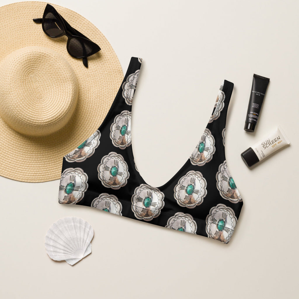 Baha Ranch Yeehaw Concho Crazy Bikini Top