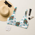 Baha Ranch Yeehaw Turquoise Running Horse Head Dress Bikini Top