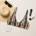 Baha Ranch Yeehaw Cocoa Aztec Bikini Top