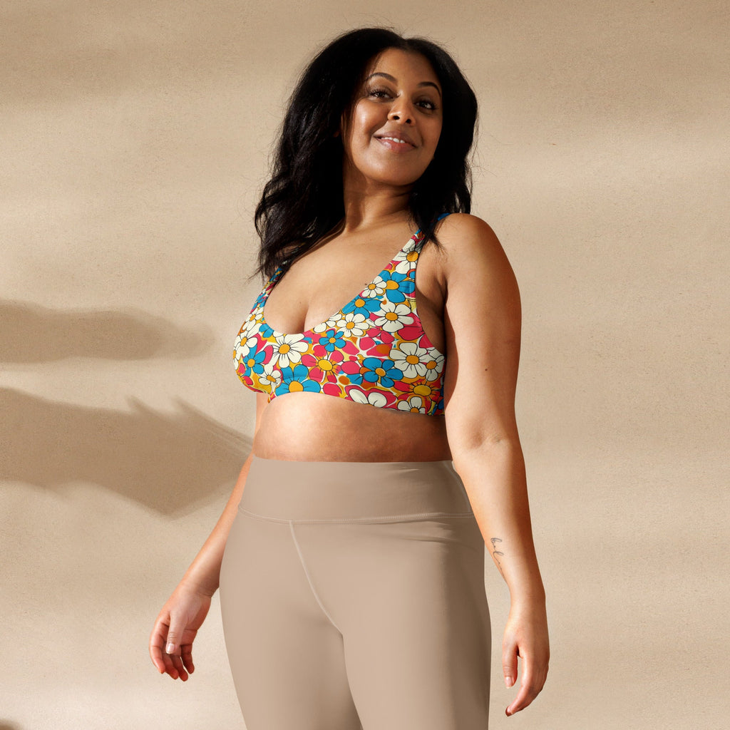 Baha Ranch Yeehaw Flower Child Retro Bikini Top