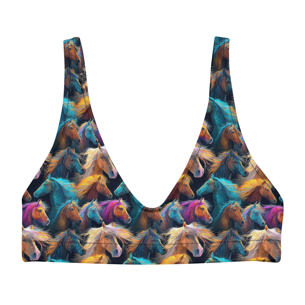 Baha Ranch Yeehaw Wild Horses Bikini Top