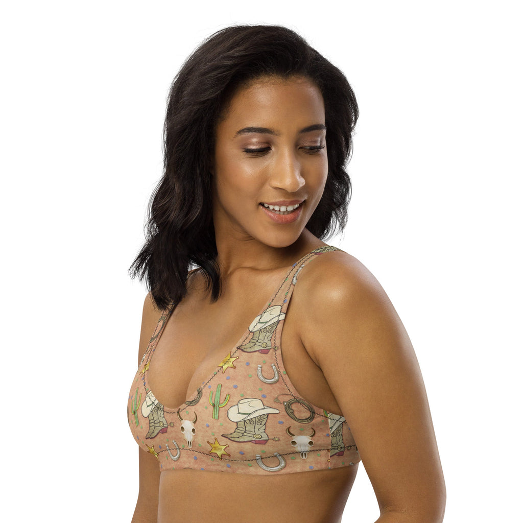 Baha Ranch Yeehaw Desert Symbols Bikini Top